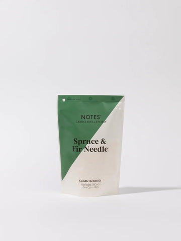 Notes Sustainable Candle Kit - Spruce & Fir Needle