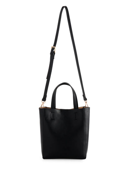 Lauren Mini Tote Bag - Black