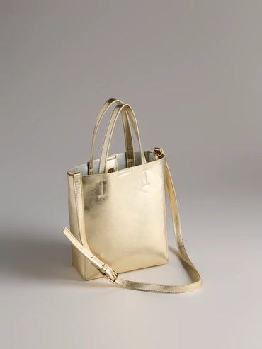 Lauren Mini Tote Bag - Gold