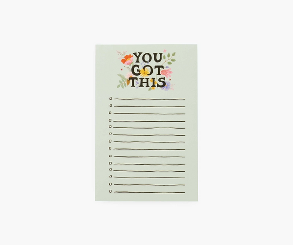 Rifle Paper Co Notepad You Got This