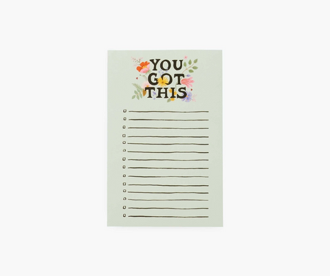 Rifle Paper Co Notepad You Got This