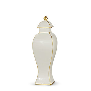 14 Gold Accent Decorative Ginger Jar
