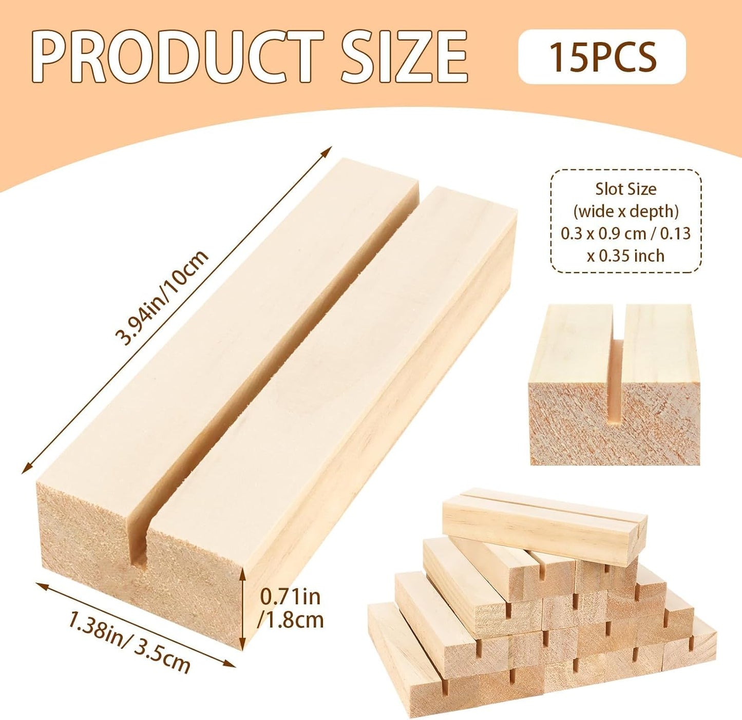 Wood Place Card Holders