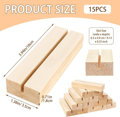 Wood Place Card Holders