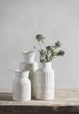 Medium Austin Vase, Ivory
