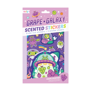 Grape Galaxy Scented Scratch Stickers