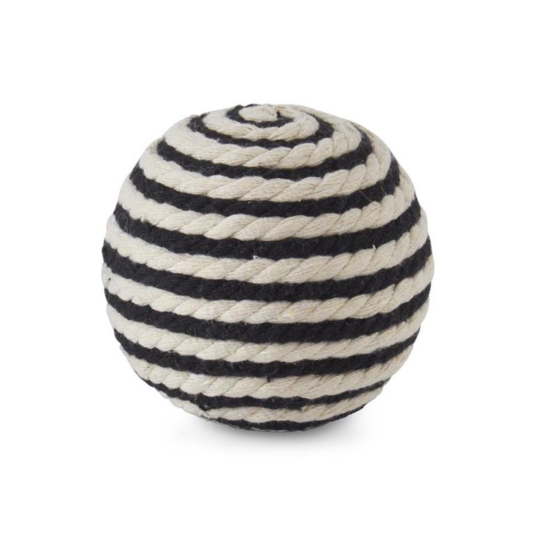 Black & Cream Rope Ball