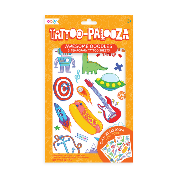 Tattoo-palooza temporary tattoos - awesome doodles