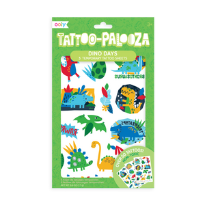 Tattoo-palooza temporary tattoos - dino days