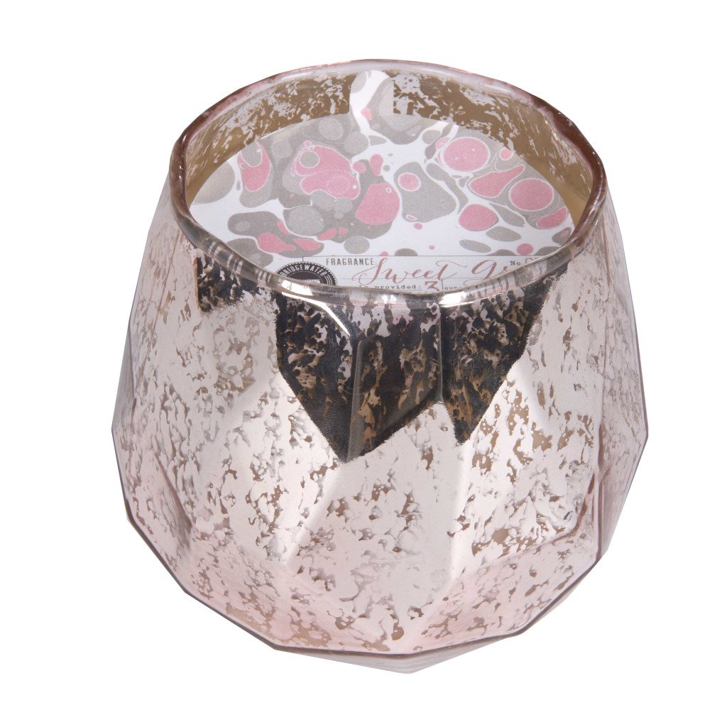 Sweet Grace Mercury Glass Candle #11