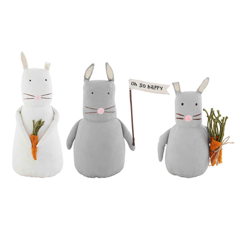 Painted Bunny Fabric Sitters