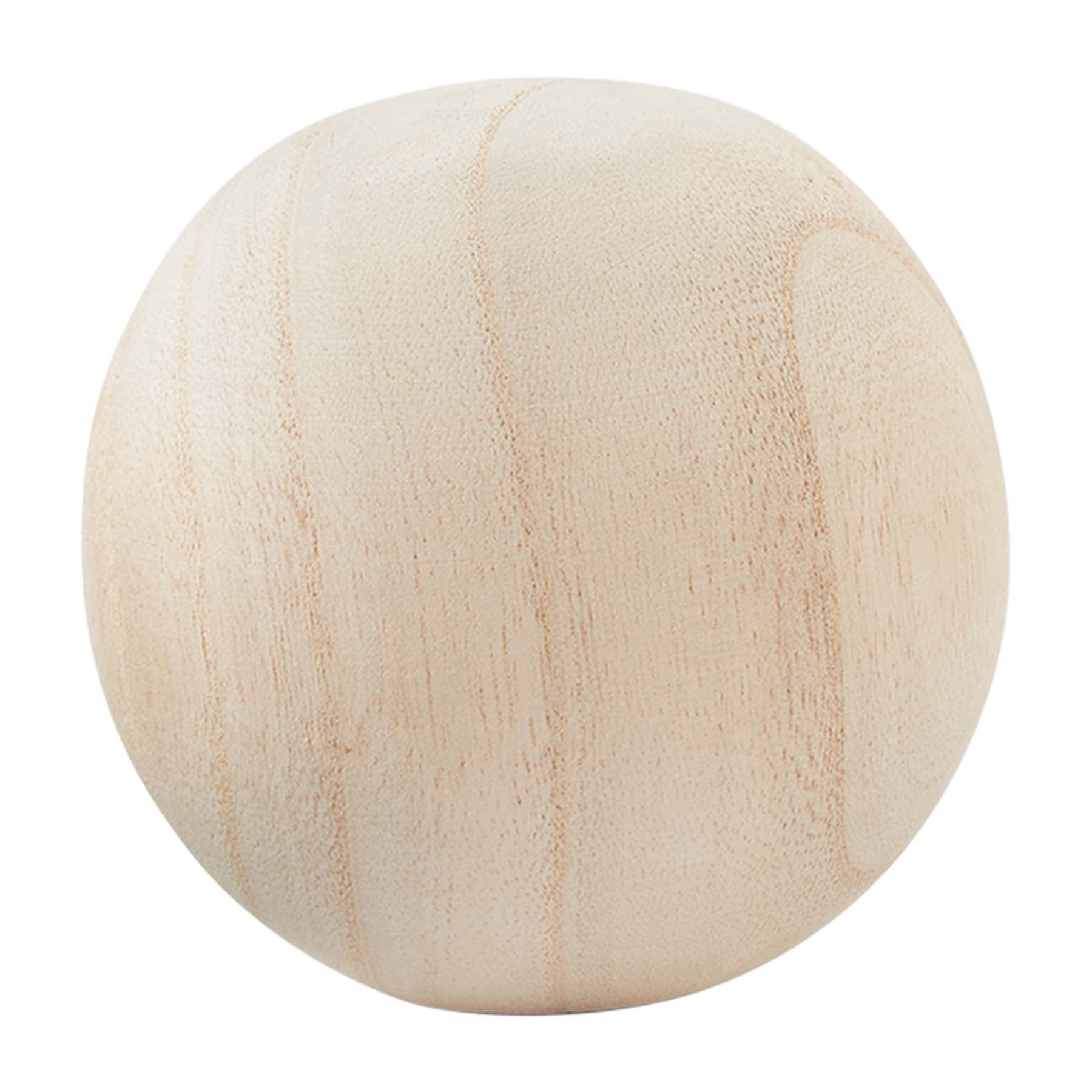 Mud Pie Paulownia Ball Decor Wood