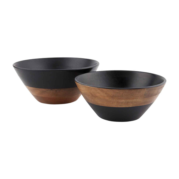 Black Two-Tone Bowls