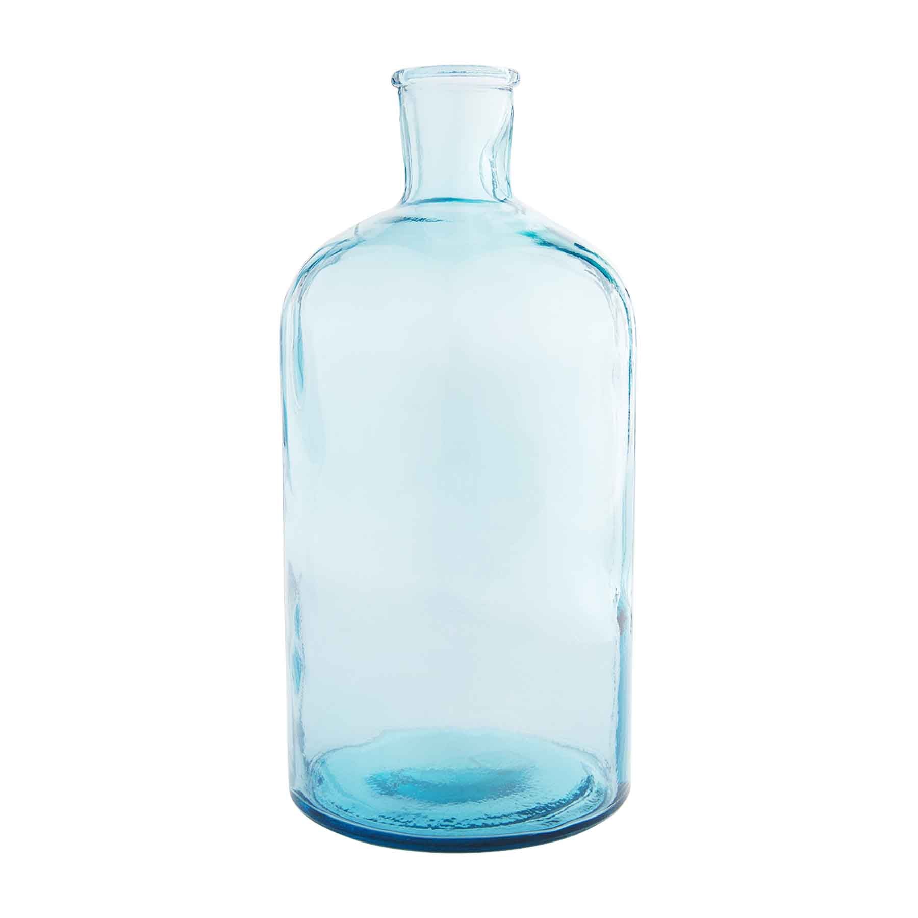 Spring Bottleneck Vase Blue Large