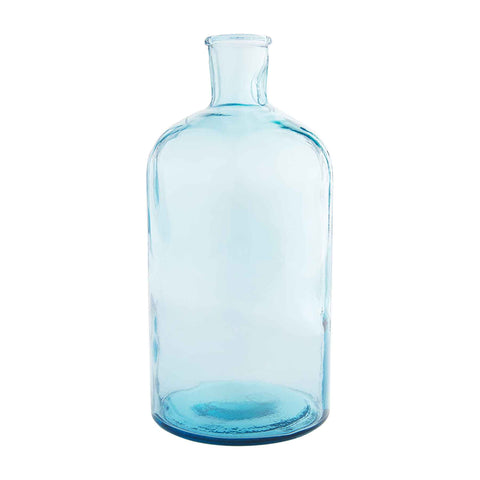 Spring Bottleneck Vase Blue Large