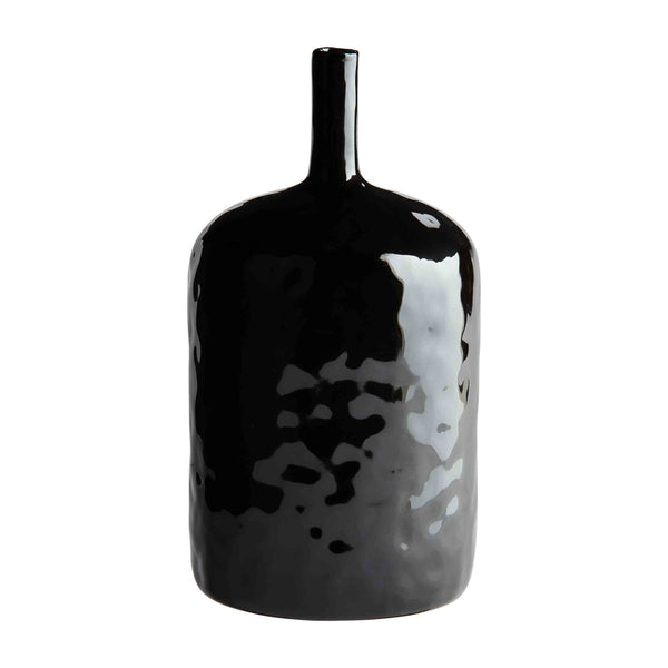 Black Long Neck Vase
