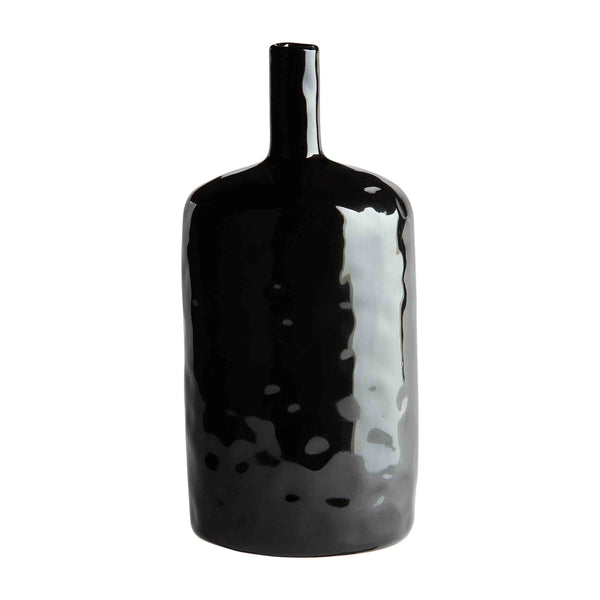 Black Long Neck Vase