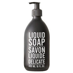 Matte Black Liquid Soap Dispenser
