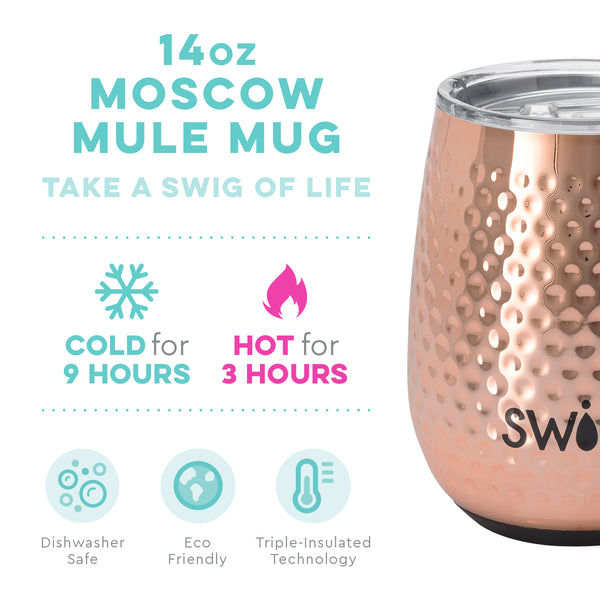 Swig 14oz Moscow Mule Mug Cocktail Club