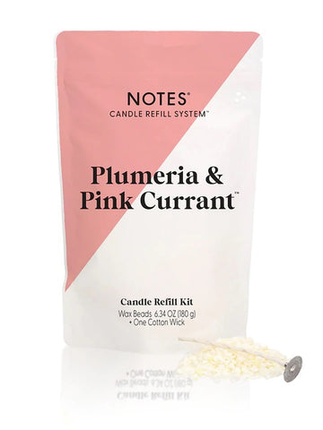 Notes Sustainable Candle Kit - Plumeria & Pink Currant
