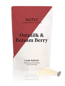 Notes Sustainable Candle Kit - Oatmilk & Balsam Berry
