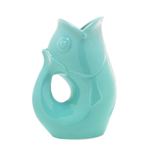 Gurgle Pot Pitcher – Ceramic Fish Pitcher Large
