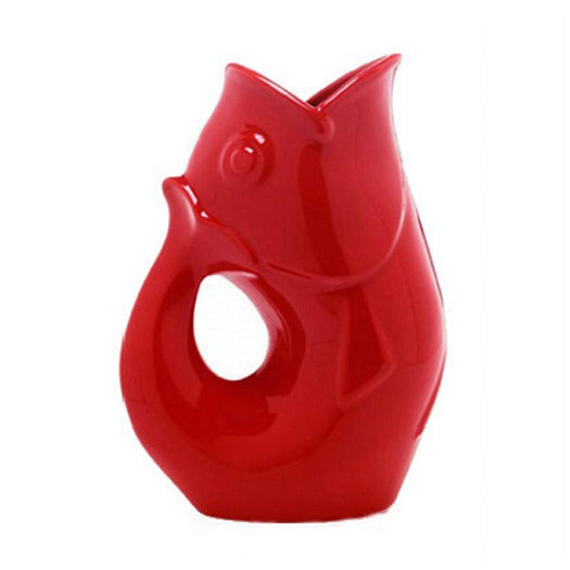 Gurgle Pot Pitcher – Ceramic Fish Pitcher Large