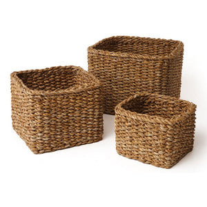 Seagrass Mini Square Baskets