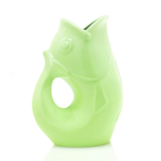 Gurgle Pot Pitcher – Ceramic Fish Pitcher Large
