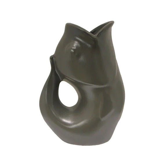Gurgle Pot Pitcher – Ceramic Fish Pitcher Large
