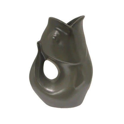 Gurgle Pot Pitcher – Ceramic Fish Pitcher Large