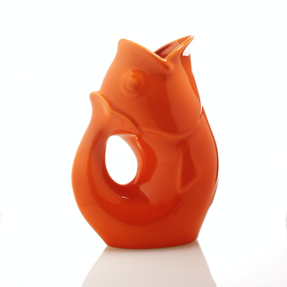 Gurgle Pot Pitcher – Ceramic Fish Pitcher Large