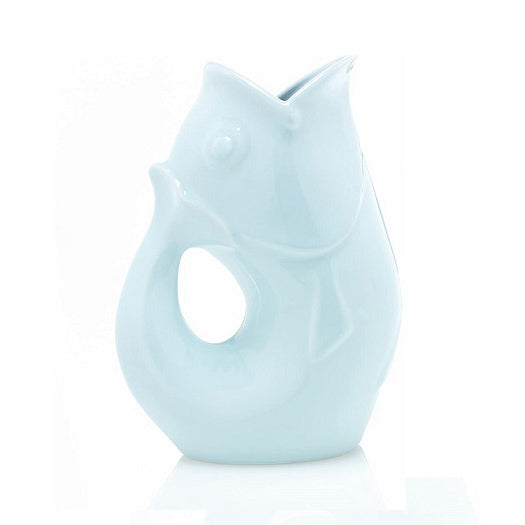 Gurgle Pot Pitcher – Ceramic Fish Pitcher Large
