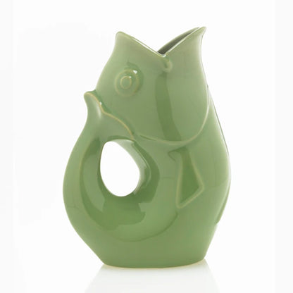 Gurgle Pot Pitcher – Ceramic Fish Pitcher Large