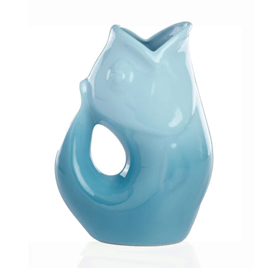 Gurgle Pot Pitcher – Ceramic Fish Pitcher Large