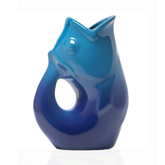 Gurgle Pot Pitcher – Ceramic Fish Pitcher Large