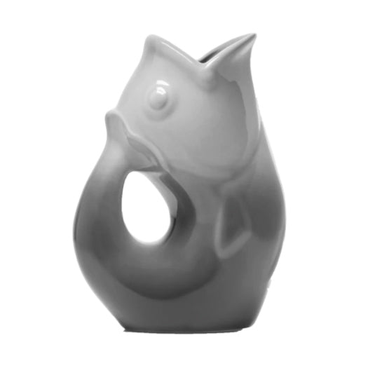 Gurgle Pot Pitcher – Ceramic Fish Pitcher Large