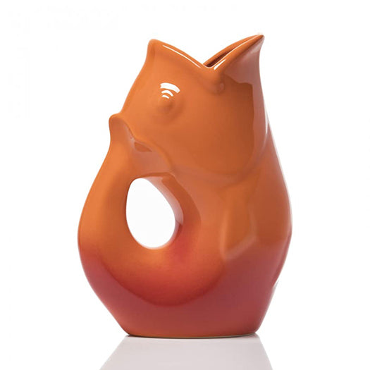 Gurgle Pot Pitcher – Ceramic Fish Pitcher Large