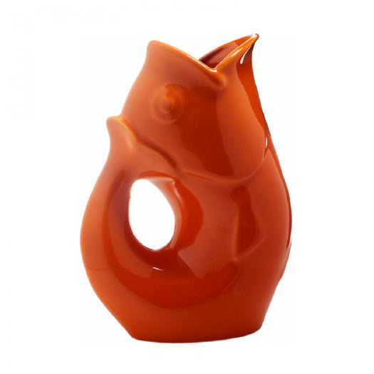Gurgle Pot Pitcher – Ceramic Fish Pitcher Large