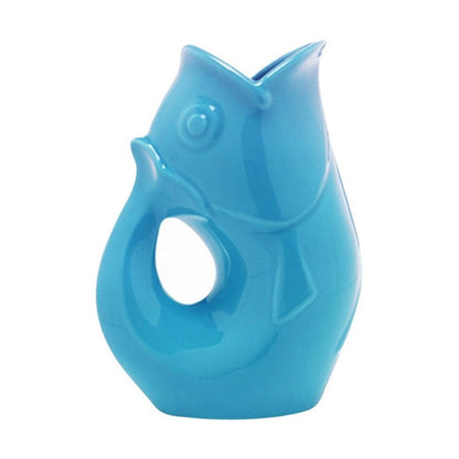Gurgle Pot Pitcher – Ceramic Fish Pitcher Large