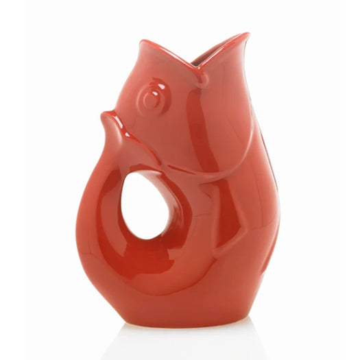 Gurgle Pot Pitcher – Ceramic Fish Pitcher Large