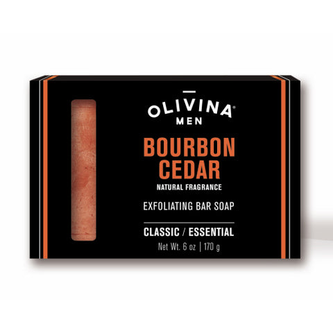 Bourbon Cedar Exfoliating Bar Soap