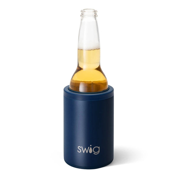 Swig 12 oz Can Cooler Matte Navy