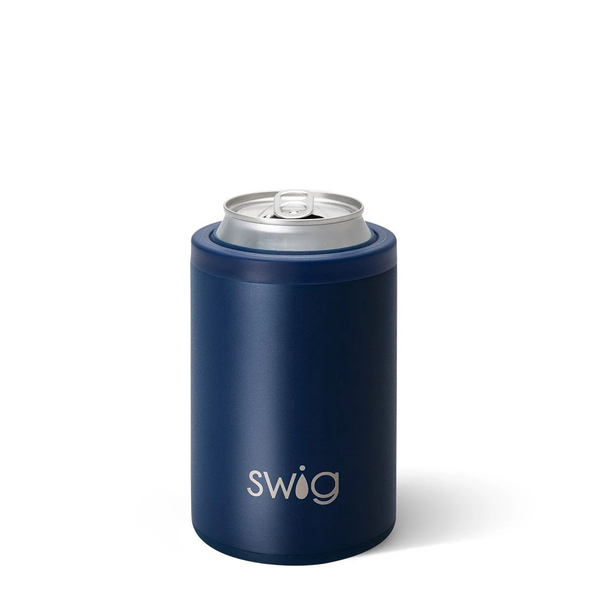 Swig 12 oz Can Cooler Matte Navy