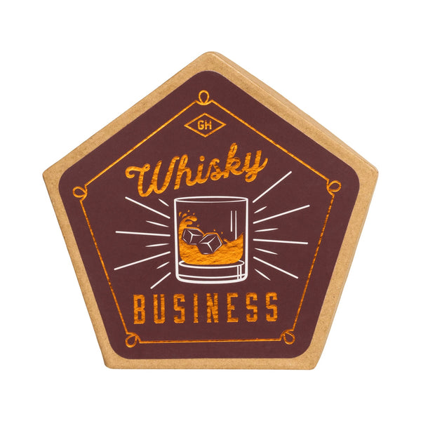 Whisky Coasters, Set of 4