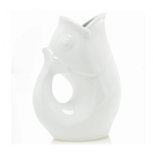 Gurgle Pot Pitcher – Ceramic Fish Pitcher Large